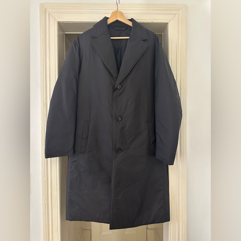 Acne Studios Men’s Black Padded Ripstop Coat sz 46